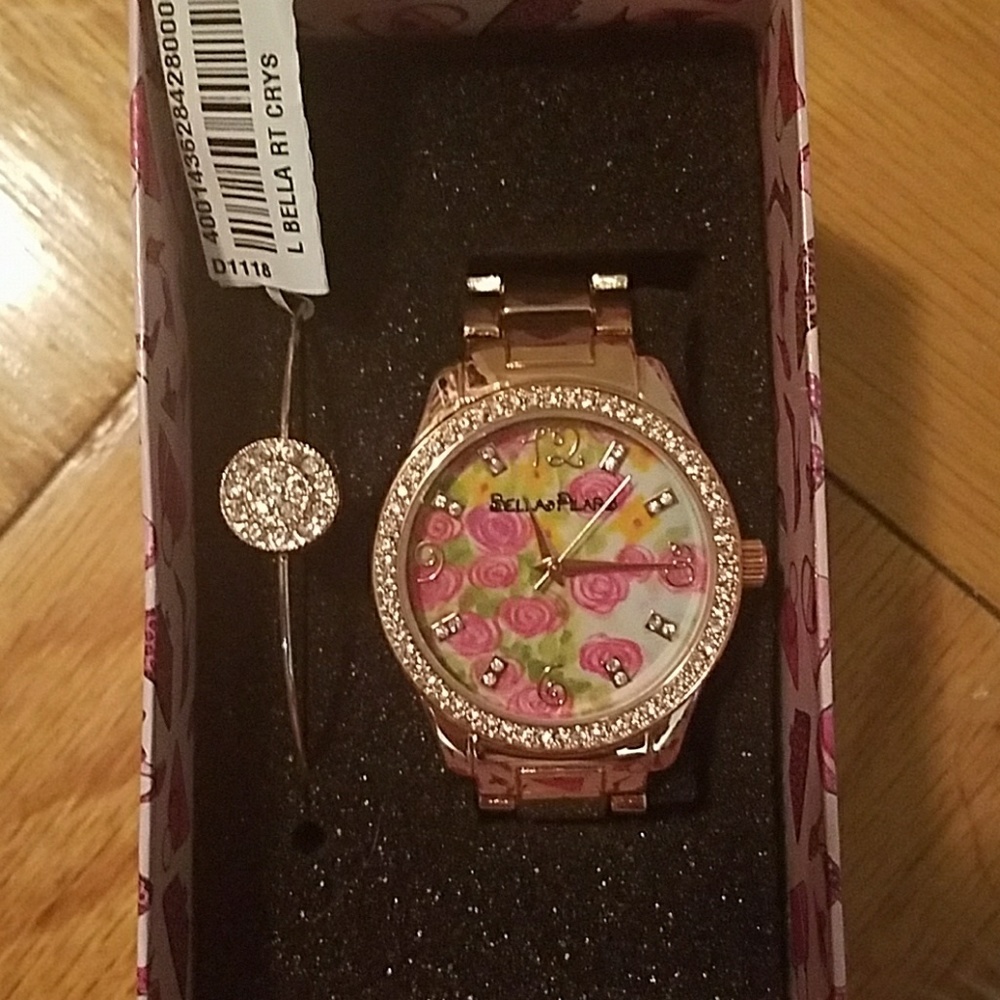 Female watch and bracelet